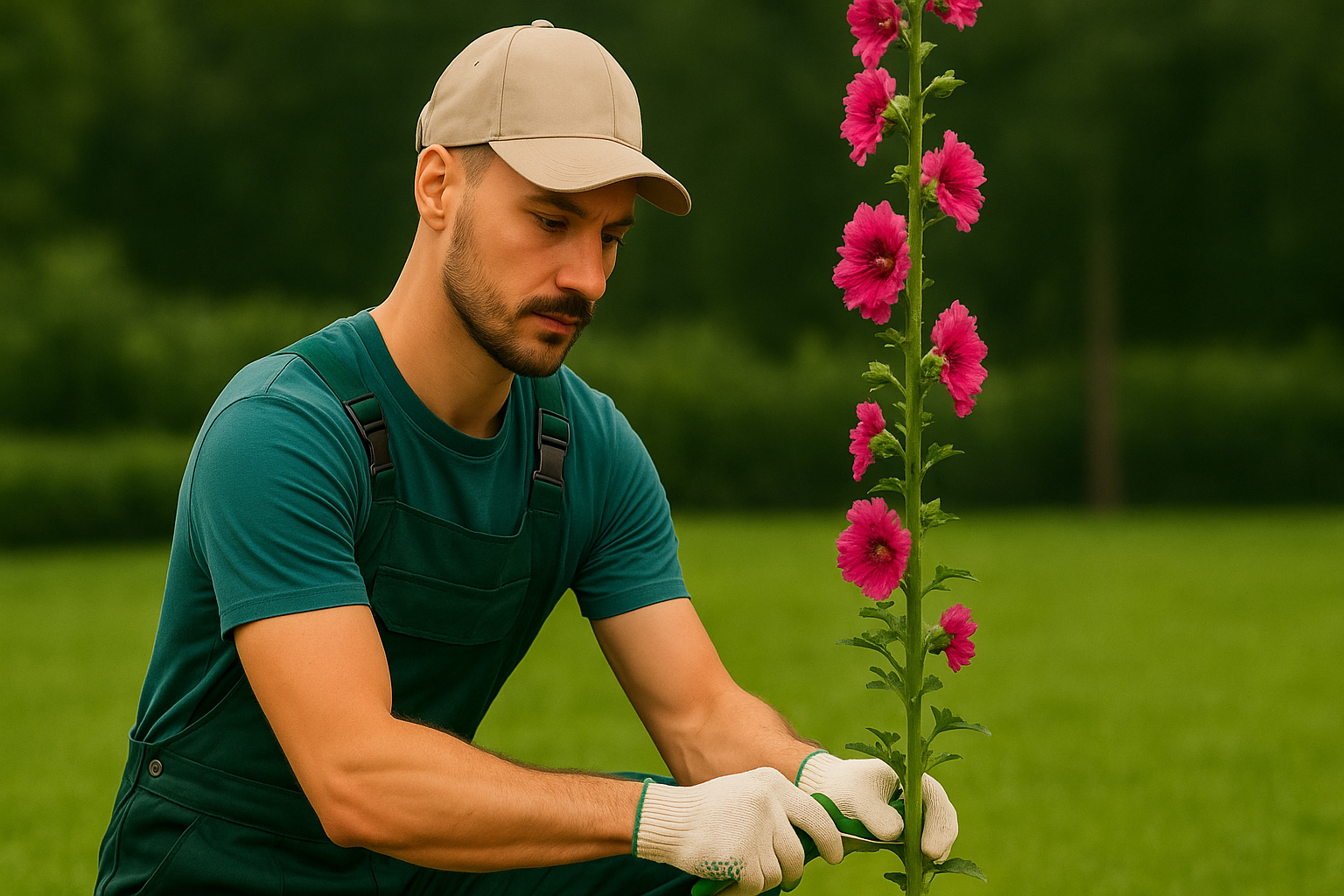 Landscape construction — EcoForest team at work in Kelowna, BC