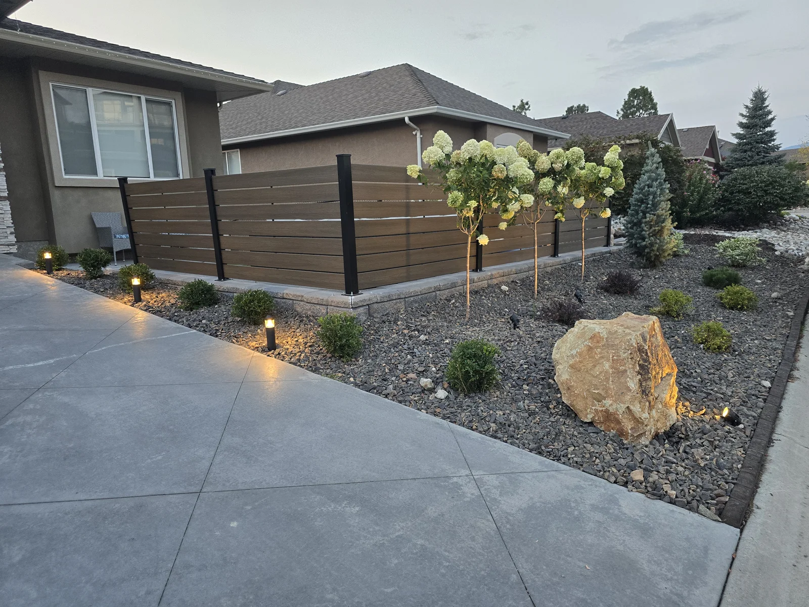 Landscape construction project in Kelowna, BC — EcoForest